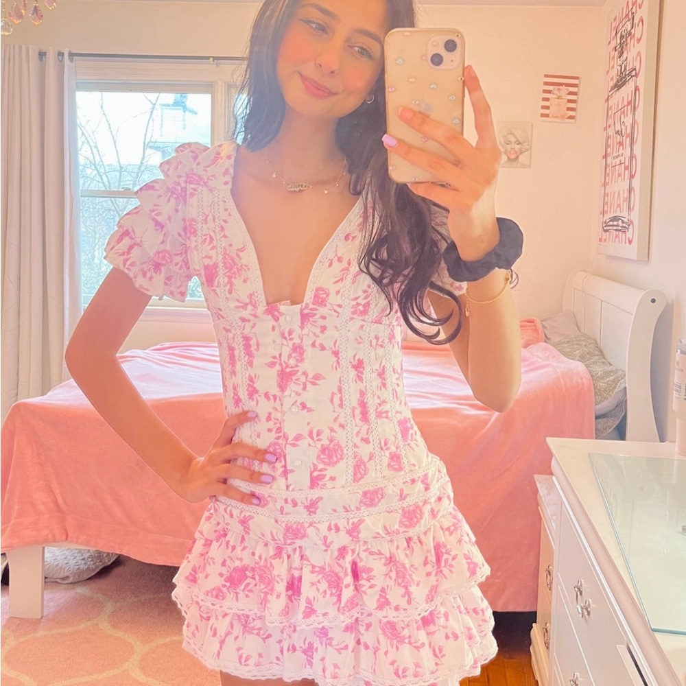 Preppy pink dress